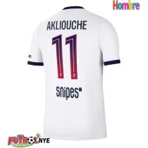 Camiseta Paris Saint-Germain Maghnes Akliouche #11 Visitante Equipación 2026-27 manga corta